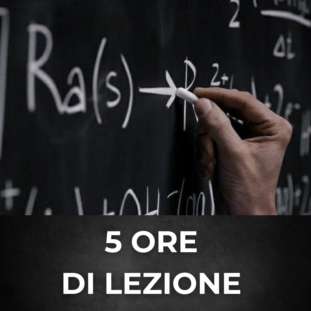 5 ore distribuite in tre lezioni